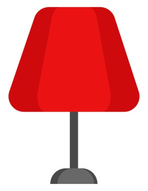 Masa lambası, illüstrasyon, beyaz arkaplan üzerindeki vektör.