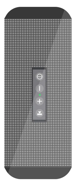 Bluetooth Speaker Illustratie Vector Een Witte Achtergrond — Stockvector