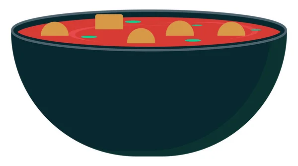 鍋の中の食べ物 イラスト 白い背景のベクトル — ストックベクタ