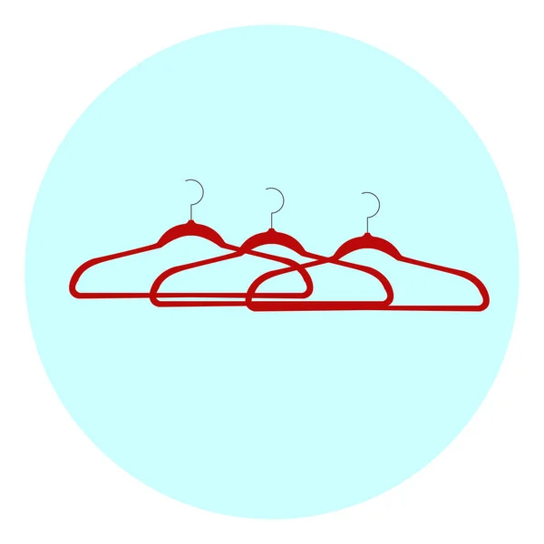 Röda Galgar Illustration Vektor Vit Bakgrund — Stock vektor