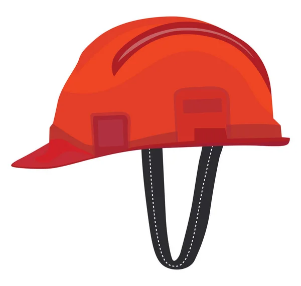 Helm Kerja Ilustrasi Vektor Pada Latar Belakang Putih - Stok Vektor