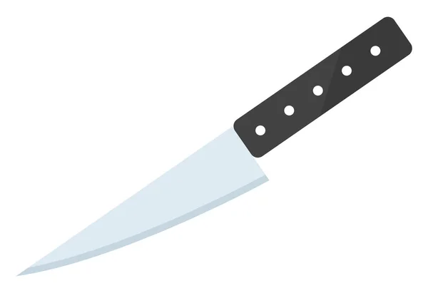 Couteau Cuisine Illustration Vecteur Sur Fond Blanc — Image vectorielle