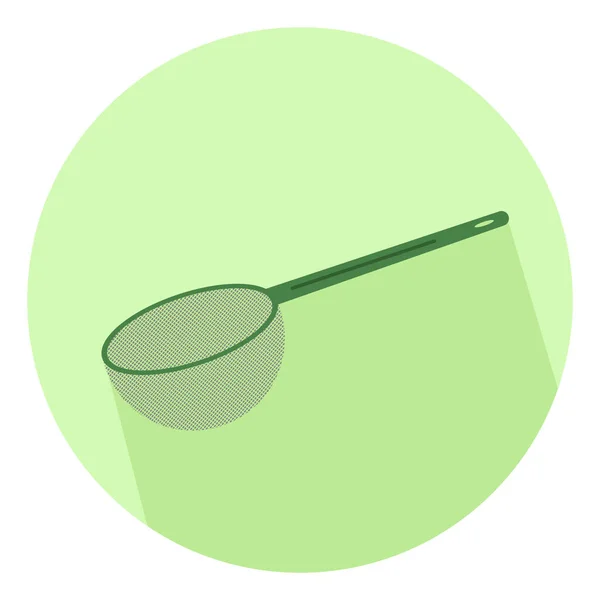 Seive Cuisine Illustration Vecteur Sur Fond Blanc — Image vectorielle