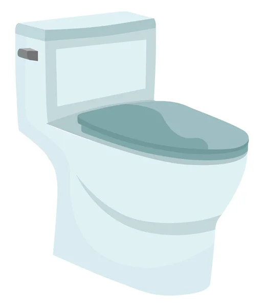 Toiletbril Illustratie Vector Een Witte Achtergrond — Stockvector