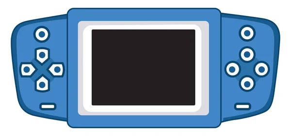 Kleine Video Console Illustratie Vector Een Witte Achtergrond — Stockvector