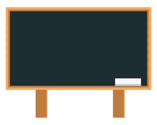 Big Blackboard Illustration Vector White Background — Stock Vector