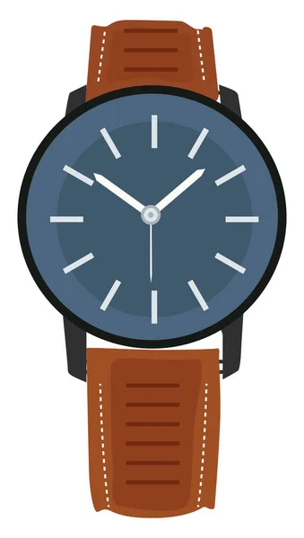 Reloj Muñeca Ilustración Vector Sobre Fondo Blanco — Archivo Imágenes Vectoriales