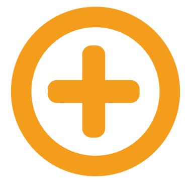 Artı işareti, illüstrasyon, beyaz arkaplan vektörü.