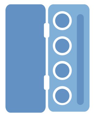 Renkleri boya, resimleme, beyaz arkaplan üzerindeki vektör.