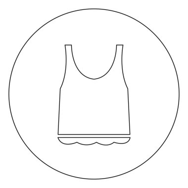 Gömleğin altı, illüstrasyon, beyaz arkaplan vektörü.