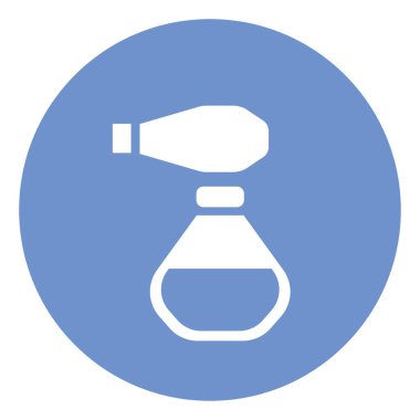 Hand sanitizer, illustration, vector on white background.