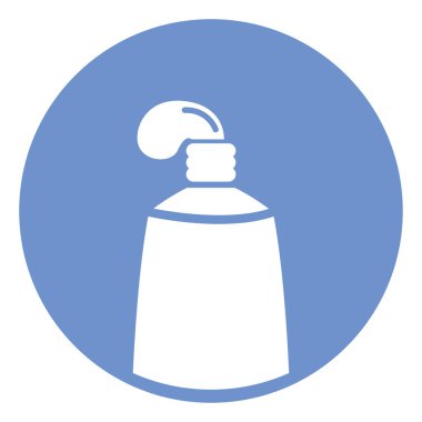 Tube of toothpaste, illustration, vector on white background.