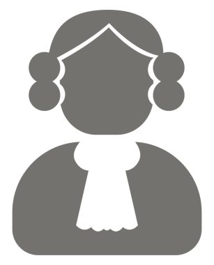 Jury suit, illustration, vector on white background.