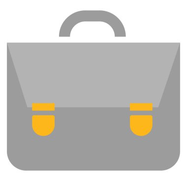 Öğretmenlerin çantası, illüstrasyon, beyaz arkaplan vektörü.