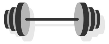 Ağır kaldırma, illüstrasyon, beyaz arkaplanda vektör.