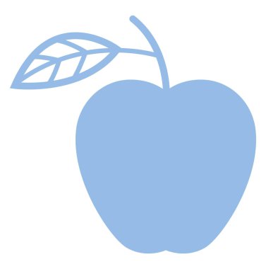 Newton elma, illüstrasyon, beyaz arkaplan üzerindeki vektör.