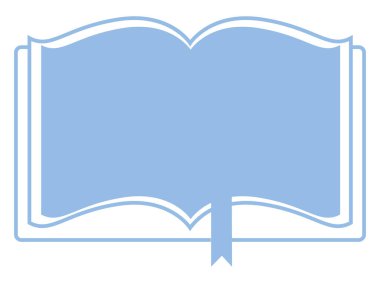 Bilim ders kitabı, illüstrasyon, beyaz arkaplan üzerindeki vektör.