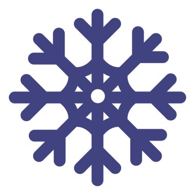 Mavi kar tanesi, illüstrasyon, beyaz arkaplanda vektör.