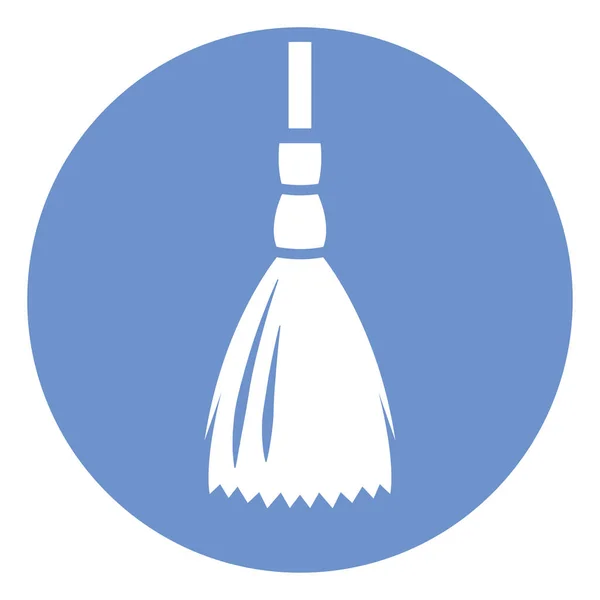 Cleaning Brush Illustration Vector White Background — Stock Vector