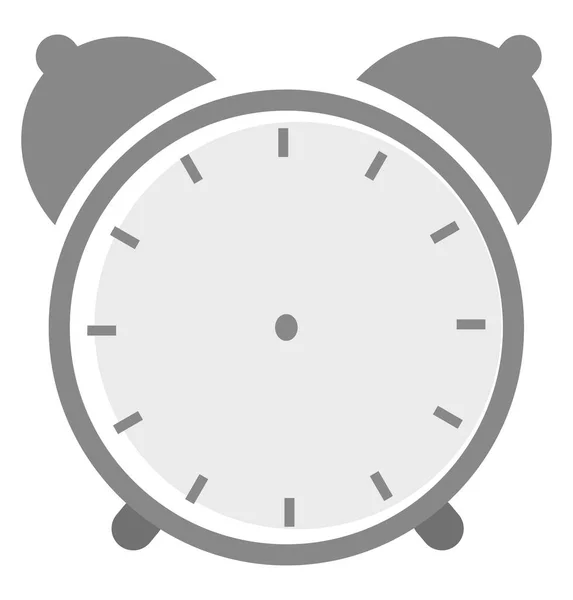 Reloj Despertador Ilustración Vector Sobre Fondo Blanco — Vector de stock