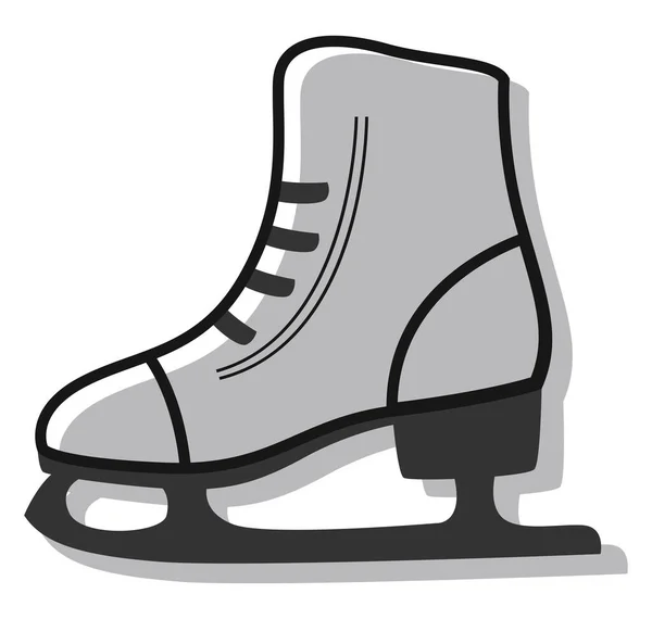 アイススケート イラスト 白い背景のベクトル — ストックベクタ