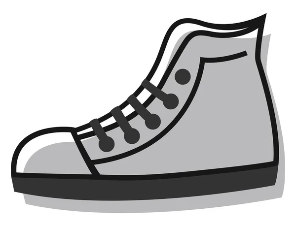 Беговая Обувь Иллюстрация Вектор Белом Фоне — стоковый вектор