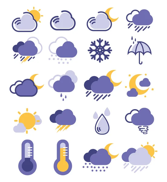 Climate Change Illustration Vector White Background — Stock Vector