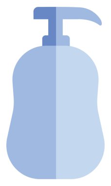 Bebek şampuanı, illüstrasyon, beyaz arka planda vektör.