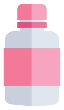 Bebek sabunu, illüstrasyon, beyaz arka plan vektörü.