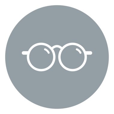 Satranç gözlükleri, illüstrasyon, beyaz arkaplanda vektör.