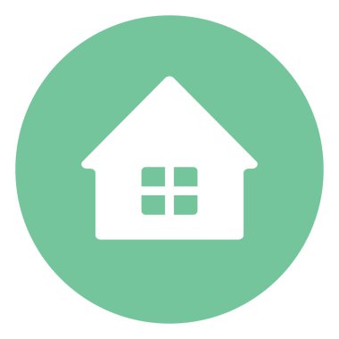 İletişim evi, illüstrasyon, beyaz arkaplan üzerindeki vektör.