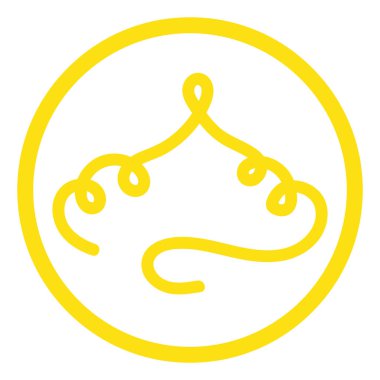 Eşsiz şekilli taç, illüstrasyon, beyaz arkaplan üzerindeki vektör.