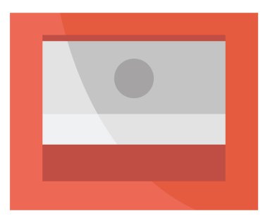 Beyaz arkaplanda kalem açacağı, illüstrasyon, vektör