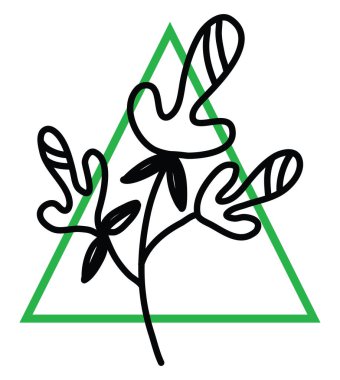 Beyaz zemin üzerinde armut değiştirilmiş yaprak, illüstrasyon, vektör