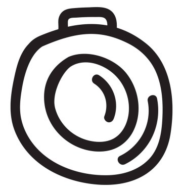 Cep aynası, illüstrasyon, beyaz arkaplandaki vektör