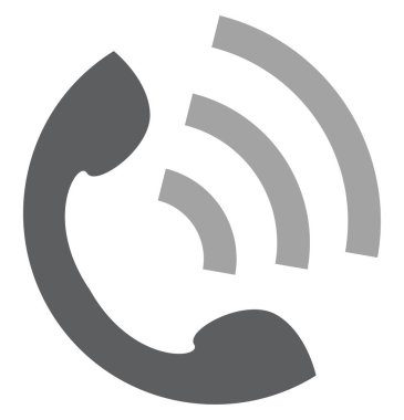 Telefon görüşmesi, illüstrasyon, beyaz arkaplan üzerindeki vektör