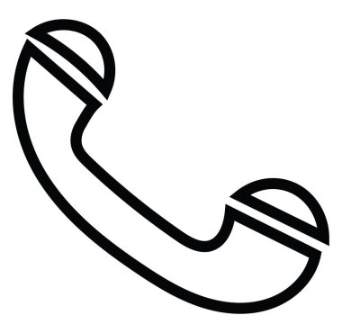 Hoparlörlü telefon sapı, illüstrasyon, beyaz arkaplan üzerindeki vektör