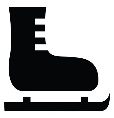 Beyaz zemin üzerinde Rus pateni, illüstrasyon, vektör