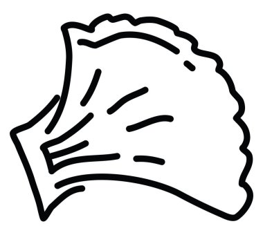 Güzel deniz kabuğu, illüstrasyon, beyaz arkaplanda vektör