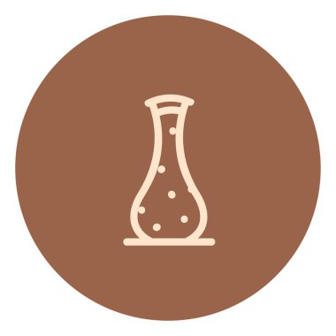 Kadim çiçek vazosu, illüstrasyon, beyaz arkaplan üzerindeki vektör