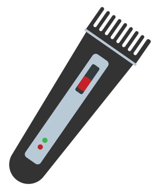 Sakal kesicisi, illüstrasyon, beyaz arkaplanda vektör.