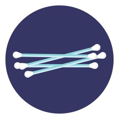 Pamuk tomurcukları, illüstrasyon, beyaz arkaplan üzerindeki vektör.