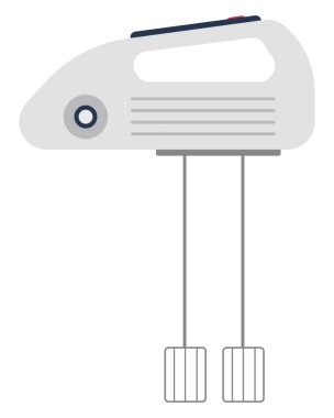 Mutfak karıştırıcı, illüstrasyon, beyaz arkaplan üzerindeki vektör.
