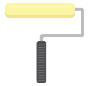 boya silindiri, illüstrasyon, beyaz arkaplan üzerindeki vektör.