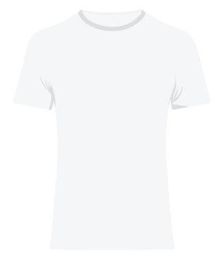 Beyaz gömlek, illüstrasyon, beyaz arkaplan vektörü.