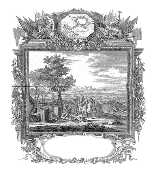 Capture Ulm 1704 Vintage Engraving — Stock Photo, Image