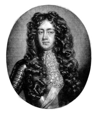 Portrait of James Scott, Duke of Monmouth, Jan van der Vaart, after Willem Wissing, 1682 - 1721