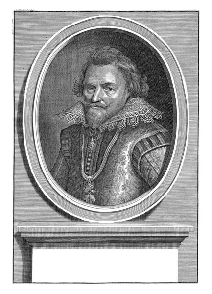 Portrait Filips Willem Oval His Name Frame — Φωτογραφία Αρχείου