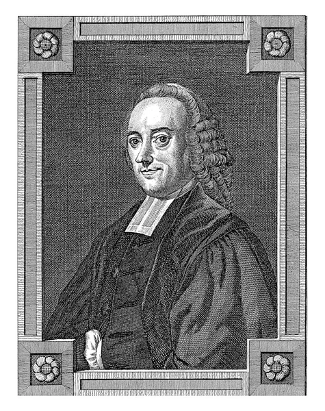 Portrait Preacher Gerard Johan Nahuys Johan Christoffel Schultz 1781 1783 — Stockfoto