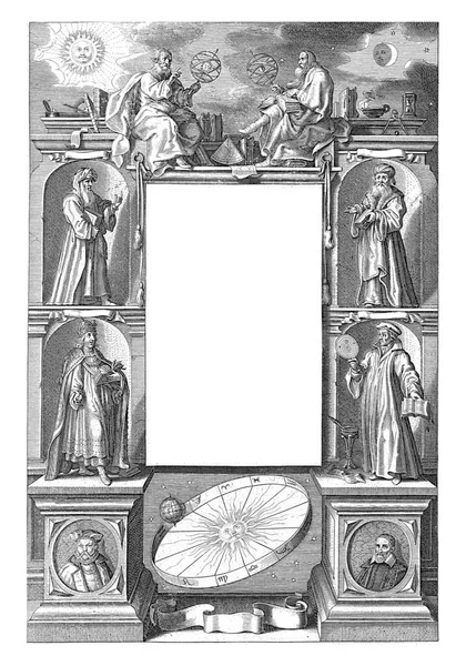 Title Page Book Astronomy Images Famous Astronomers Aristarchus Samius Ptolemy — 图库照片